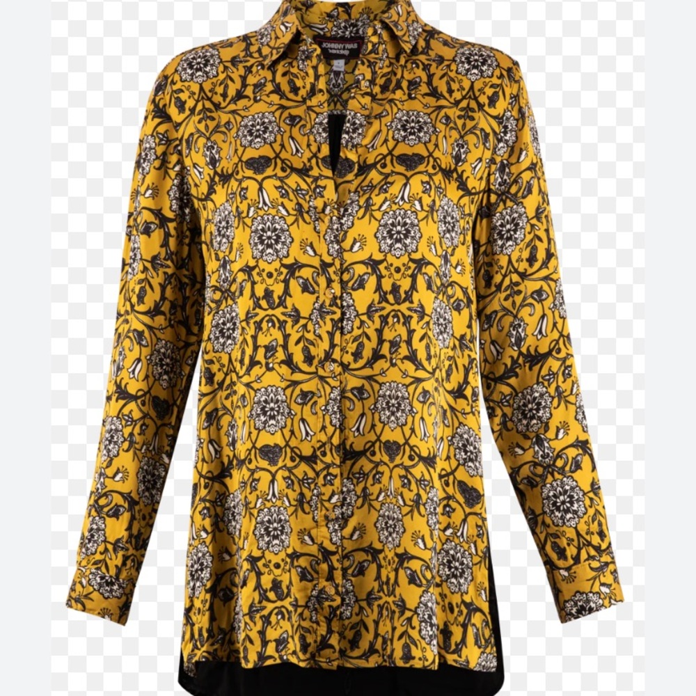 Johnny Was Miel Du Lune Oversized Top xs